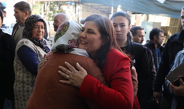 Başkan Çerçioğlu'na Sultanhisar'da sevgi seli