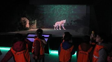 Çankayalı Minikler Dijital Hayvanat Bahçesi'ni Gezdi