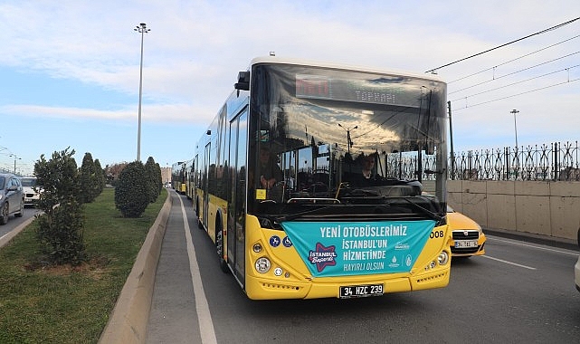 İstanbul'un Yeni Otobüsleri Yollarda