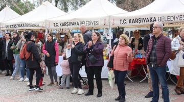 Karşıyaka'da “Sevgililer Günü Pazarı" açıldı