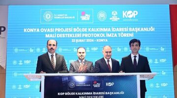 Konya'da KOP Desteğiyle Hayata Geçecek 128 Milyon Liralık 22 Tarımsal Projenin İmzaları Atıldı