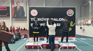 Nevşehir Belediyesi Gençlik ve Spor Kulübü sporcusu Yağız Pala, U-16 Türkiye Salon Atletizm Şampiyonası'nda altın madalya kazandı.