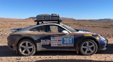 Pirelli Scorpion All Terrain Plus için çöl testi: Porsche 911 Dakar,  Almanya-Senegal Parkurunu tek lastik setiyle tamamladı