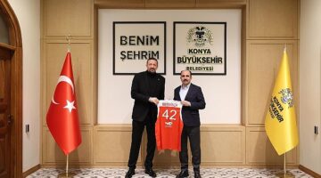 TBF Başkanı Hidayet Türkoğlu Başkan Altay'ı Ziyaret Etti