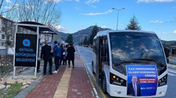Antalya Büyükşehir'den Akseki'ye ulaşım desteği