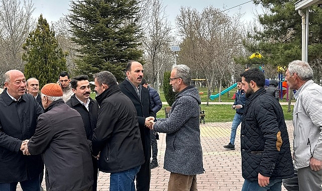 Başkan Altay Selçuklu Motorlu Vasıtalar Sanayi Camii'nde Vatandaşlarla Buluştu