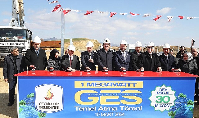 Başkan Altay Seydişehir GES'in Temel Atma Programına Katıldı