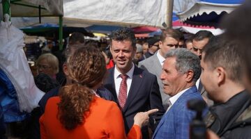 Başkan Sarıkurt ve Yüceer Seçim Çalışmalarına Devam Ediyor