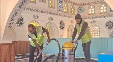 Burhaniye Belediyesi tarafından Ramazan ayı öncesinde, ibadethanelerde temizlik çalışmaları başlatıldı