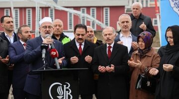 Kaptan Ahmet Erdoğan Camii'nin temeli Bayrampaşa'da dualarla atıldı