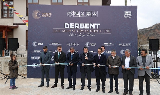 Konya Büyükşehir'in Derbent'e Kazandırdığı İlçe Tarım ve Orman Müdürlüğü Binası Açıldı
