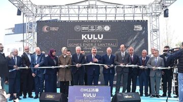 Konya Büyükşehir'in Kulu'ya Kazandırdığı GES'in Açılışını Sağlık Bakanı Koca Yaptı