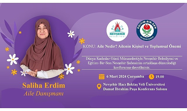 Nevşehir'de “Aile, Ailenin Kişisel ve Toplumsal Önemi" Konferansı