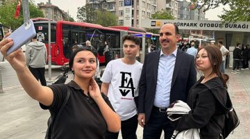 Başkan Altay Kültürpark'ta Vatandaşlarla Buluştu