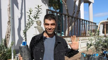 Büyükşehir'den Serik'e zeytin fidesi desteği