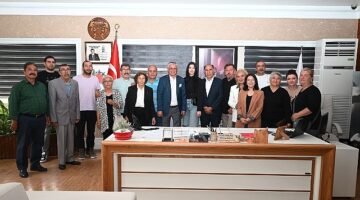 CHP Kemer İlçe Yönetiminden Başkan Topaloğlu'na ziyaret