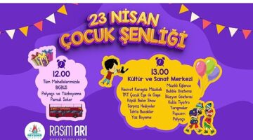 Nevşehir Belediyesi tarafından 23 Nisan Ulusal Egemenlik ve Çocuk Bayramı dolayısıyla hazırlanan etkinliklerle çocuklar bayram coşkusunu doyasıya yaşayacak