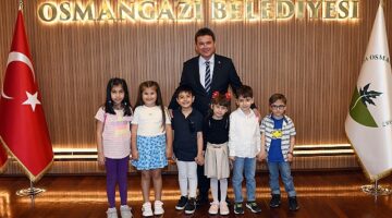 Osmangazi'den çocuklara 23 Nisan sürprizi