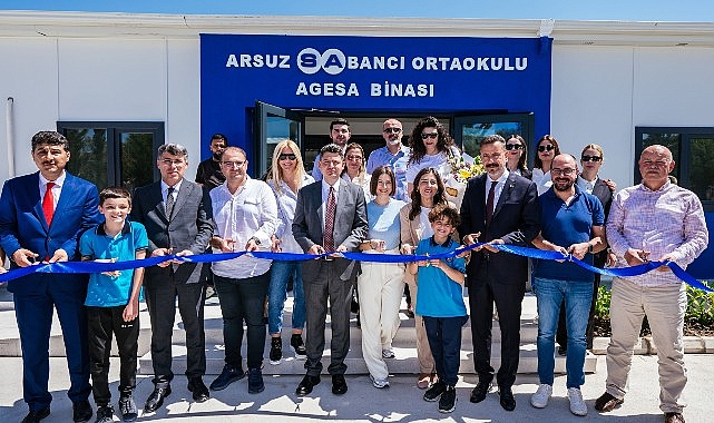 Arsuz Sabancı Ortaokulu AgeSA Binası Hatay'a Kazandırıldı