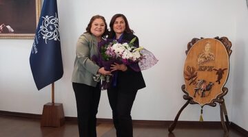 Didim Belediye Başkanı Hatice Gençay, Aydın Büyükşehir Belediye Başkanı Özlem Çerçioğlu'nu ziyaret etti