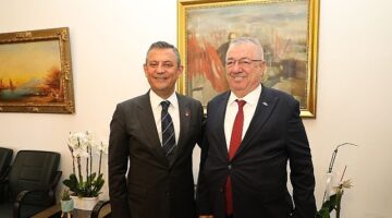 Edremit Belediye Başkanı Mehmet Ertaş Ankara'da CHP Genel Başkanı Özgür Özel ile görüştü