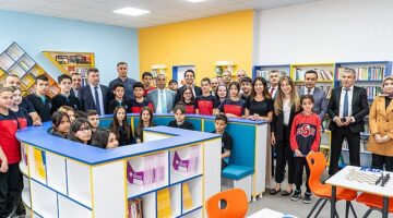Gedik Yatırım'ın öğrencilere hediye ettiği üçüncü kütüphane Kayseri'de açıldı
