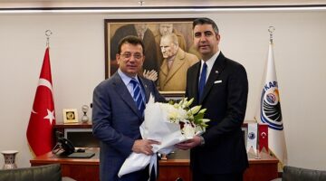 İBB Başkanı Ekrem İmamoğlu, Kartal Belediye Başkanı Gökhan Yüksel'e tebrik ziyaretinde bulundu