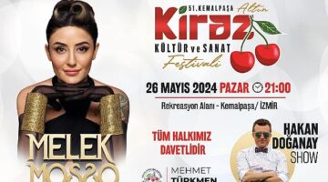 Kemalpaşa Belediyesi'nin düzenlediği 51'inci Kemalpaşa Altın Kiraz Kültür ve Sanat Festivali için geri sayım başladı