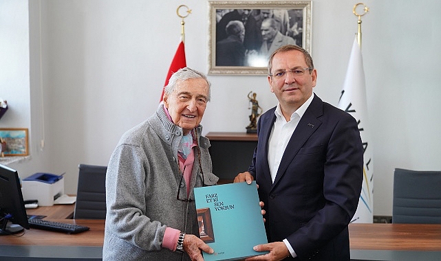 Koç Holding Yönetim Kurulu Onursal Başkanı M. Rahmi Koç'tan Başkan Mesut Ergin'e ziyaret