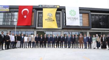Konya Büyükşehir ve Meram Belediyesi İş Birliğiyle Şehre Kazandırılan Konevi Sosyal Tesisleri Açıldı