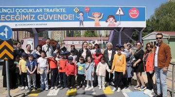 Küçükçekmece'deki Trafik Eğitim Parkı'nda Özel Çocuklara Özel Eğitim