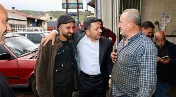 Nevşehir Belediye Başkanı Rasim Arı, Yeni Sanayi Sitesi esnafı ile bir araya geldi