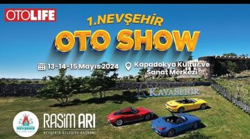 Nevşehir Belediyesi'nin Otolife Dergisi iş birliği ile düzenleyeceği 1. Nevşehir Oto Show etkinliği 13 Mayıs Pazartesi günü başlıyor