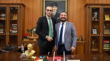 Ödemiş Belediye Başkanı Mustafa Turan, Ankara ziyaretleri kapsamında Etimesgut Belediye Başkanı Erdal Beşikçioğlu'nu ziyaret etti