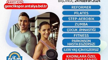 Antalya Büyükşehir ile 7'den 70'e herkes sporla buluşacak