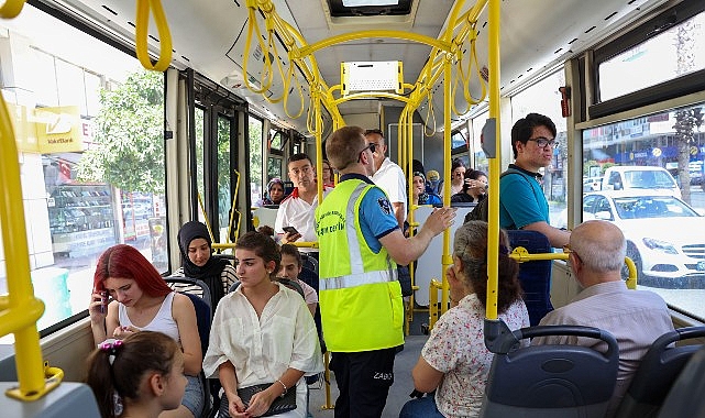 Antalya Büyükşehir'den halk otobüslerine klima denetimi