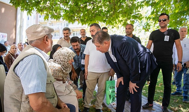 Başkan Tugay orman işçisi Serkan Topkaya'nın  cenazesine katıldı