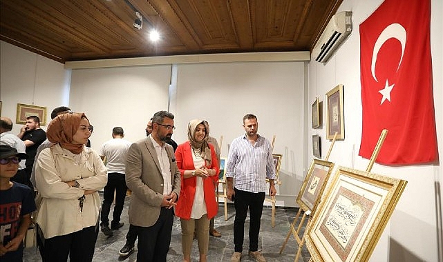 “Mühre" Tezhip Sergisi Kent Müzesinde Görücüye Çıktı