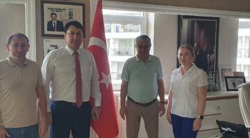 AKATÜB Başkanı Atahan'dan Başkan Topaloğlu'na ziyaret