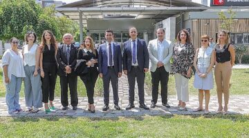 Başkan Önal, Lefkoşa Türk Belediyesi Başkanı Harmancı'yı ağırladı