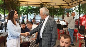 Başkan Şadi Özdemir Demirci'de mahalle halkını dinledi
