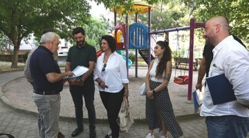 Başkan Şadi Özdemir Nilüfer'in parklarını inceledi