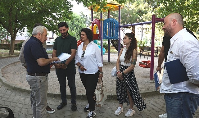 Başkan Şadi Özdemir Nilüfer'in parklarını inceledi
