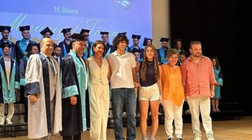 Deniz tutkunu Güray Yeğintürk, EÜ Su Ürünleri Fakültesinden mezun oldu