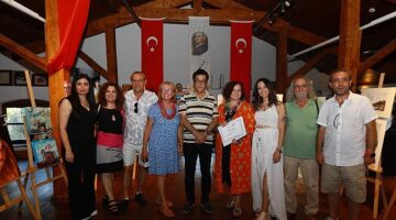Efes Selçuk Uluslararası Resim Sergisi Selçuk Efes Kent Belleği'nde açıldı
