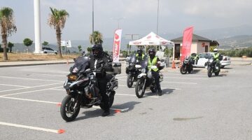İleri sürüş motosiklet eğitimleri Yenişehir Belediyesinin destekleriyle veriliyor