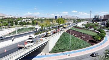 Konya Büyükşehir Yaya ve Taşıt Köprülerinde Periyodik Olarak İyileştirme Çalışması Yapıyor