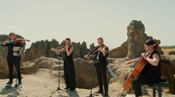 Borusan'ın 80 yıllık hikayesi Borusan Quartet ile binlerce yıllık Avdalaz Kalesi'nde yankılanıyor