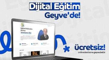 Geyve Belediyesi'nden Eğitimde Dijital Atak: Online Dershane