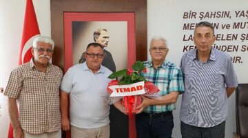 Temad Burhaniye Şube Başkanı Murat Düzköy, Başkan Deveciler'i Makamında Ziyaret Etti